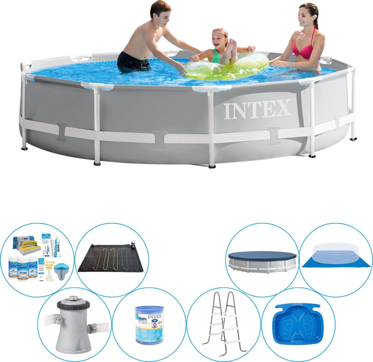 Zwembad Super Deal - Intex Prism Frame Rond 305x76 cm