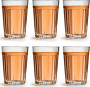 Libbey waterglas Paneled - 250 ml / 25 cl - 6 stuks - vaatwasserbestendig - tijdloos design - hoge kwaliteit