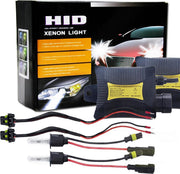 55W H3 6000K 3200LM HID Xenon lichtconversiekit met hoge intensiteitafgifte slanke ballast