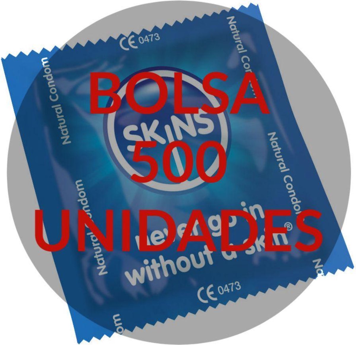 Skins - natural condooms - set van 500 - voorkomt zwangerschap.