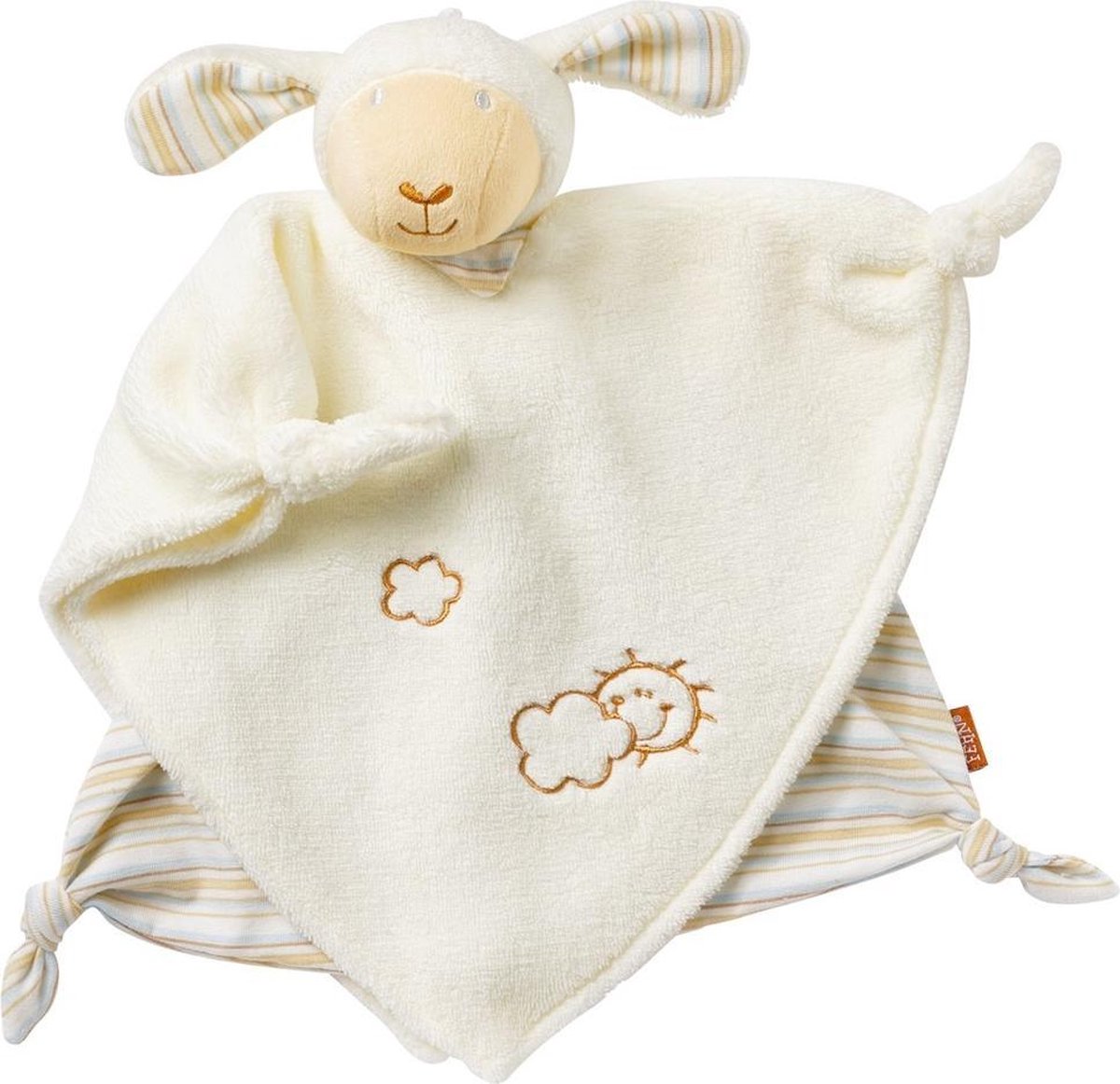 Fehn Knuffeldoekje Schaap Crème 25 Cm