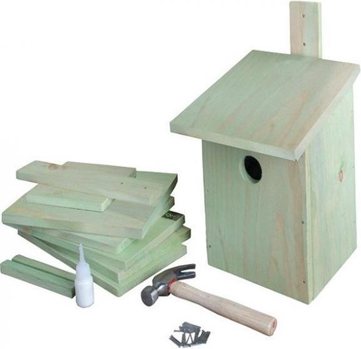 Nestkast knutselpakket - set van 10 stuks