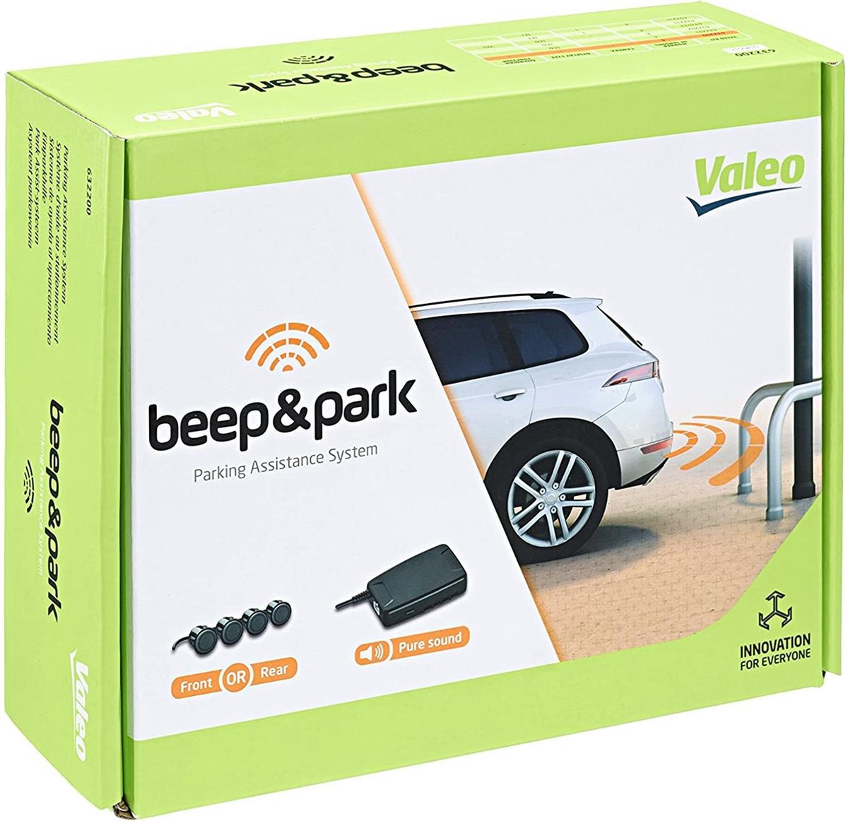 Valeo Beep & Park 632200 parkeerhulp met 4 sensoren en speakers