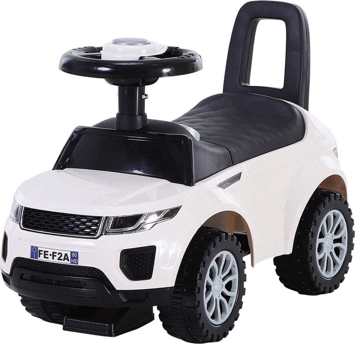 HOMCOM Loopwagen met opbergruimte wit 62 x 28 x 41