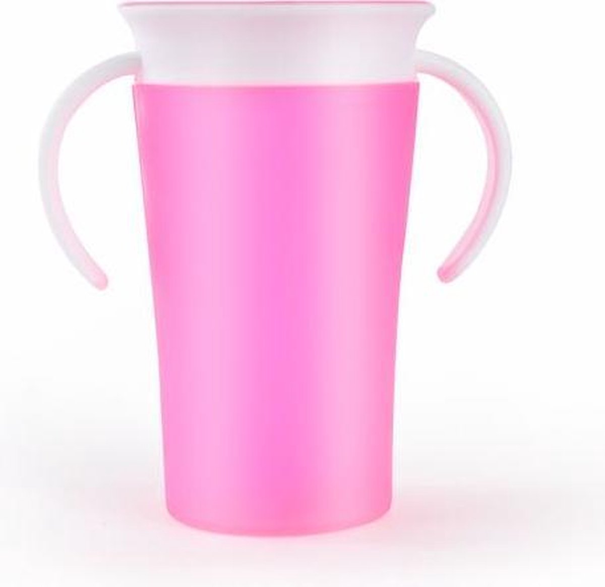 Oefenbeker - roze | Antilek beker | Drinkbeker | Handige handvaten | Kidzstore.eu
