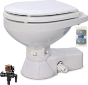 Jabsco 12V elektrisch Toilet met Magneetklep en compacte Pot 37045-3092