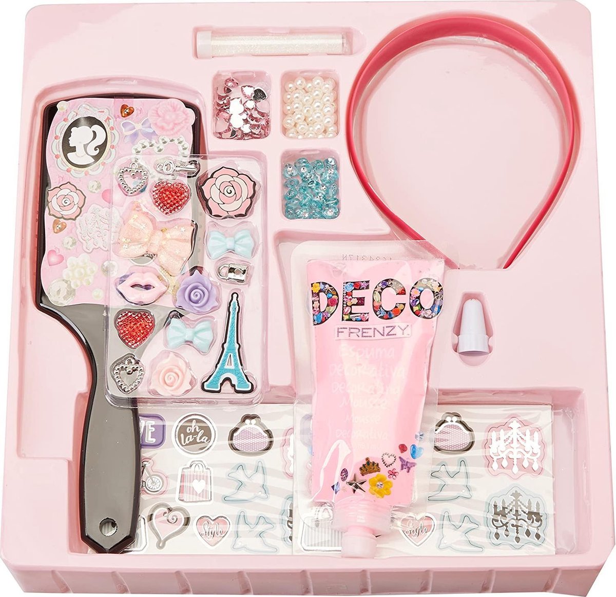 SMOBY simba Deco Frenzy haaraccessoires Haar beauty & mode set  100 decoratieaccessoires