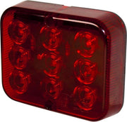 Mistachterlicht  12 leds 100x80x25mm + E keur