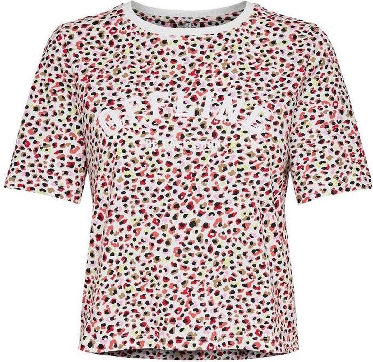 T-shirt Only Wit dessin maat M
