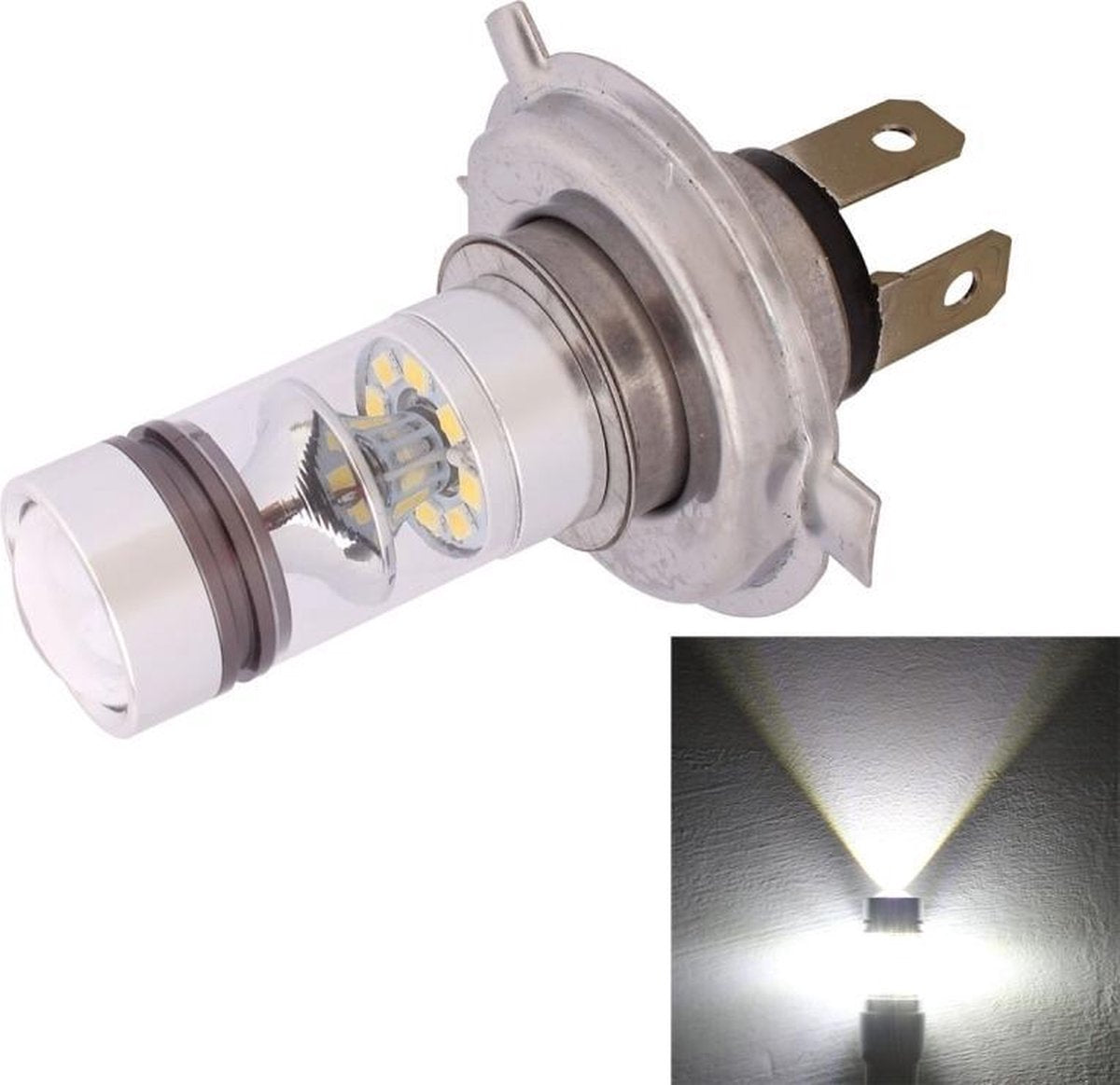 H4 850LM P43T 100 W LED Wit Licht Auto koplampen / Dagrijverlichting / Rijden Lamp