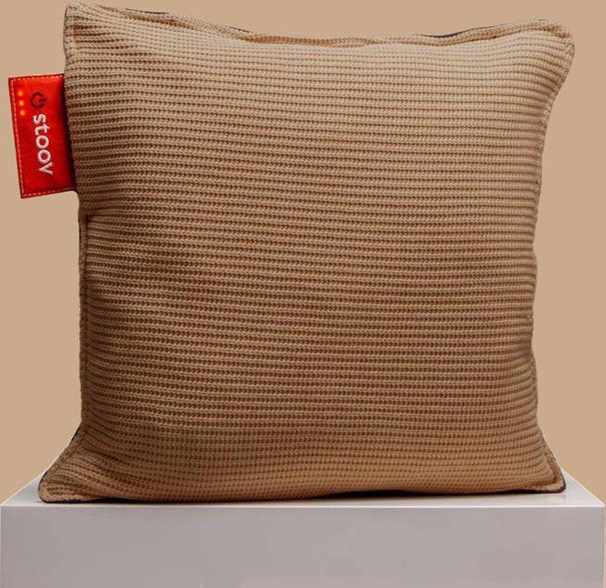 Ploov | 45x45 Knitted Camel