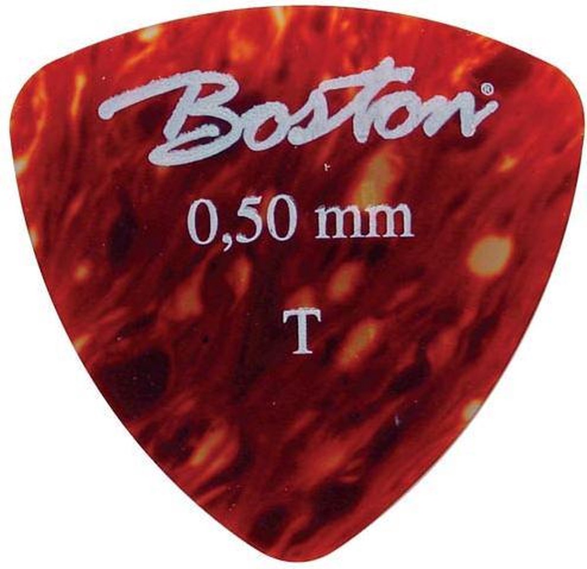 Boston Plectrum 0.50 mm celluloid tortoise PK-40-T Thin p/s