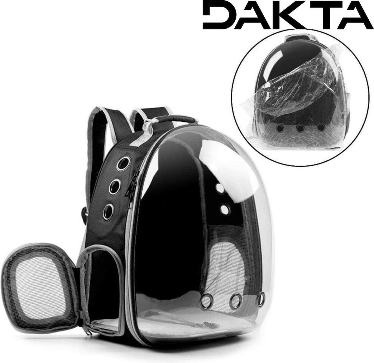 Dakta® Kattenrugzak | Voor transport | Kattenmand | Dieren rugzak | Huisdier rugzak | Huisdier tas voor katten | Reismand