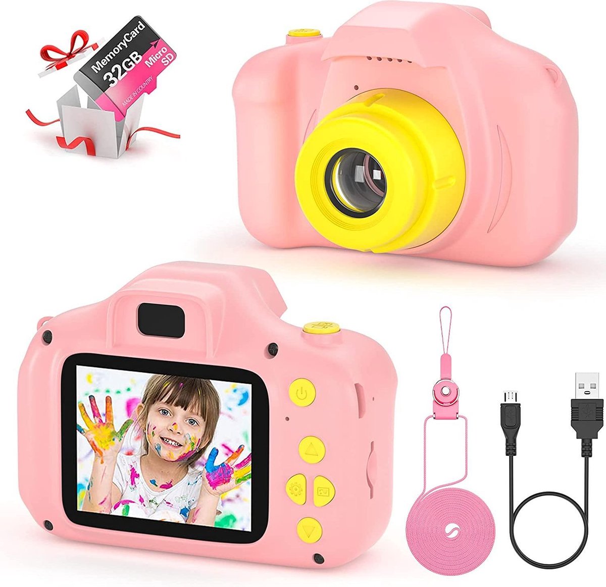 Kindercamera -Zinaps Kinderen Digitale Camera Speelgoed