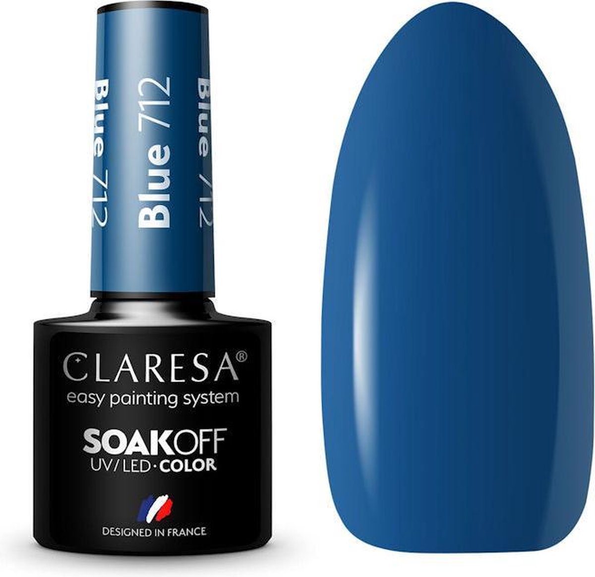 Claresa UV/LED Hybrid Gel Nagellak Blauw #712 - 5ml.