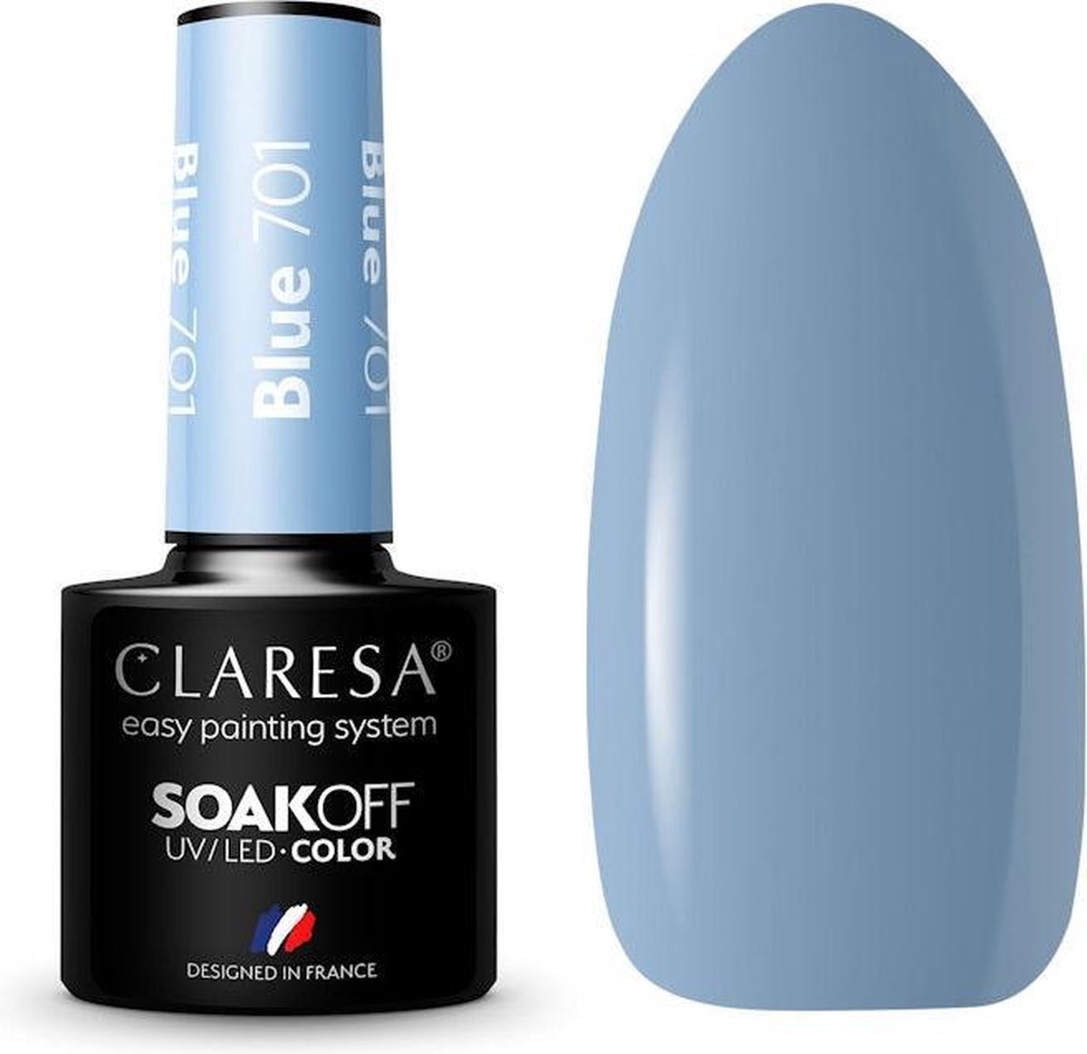 Claresa UV/LED Gellak Blauw #701 – 5ml.