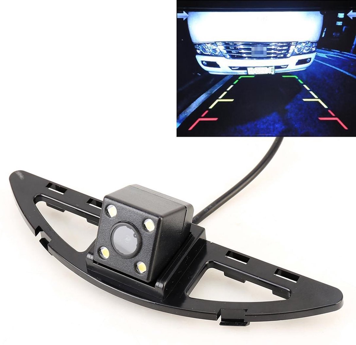 656x492 Effectieve Pixel HD Waterdicht 4 LED Nachtzicht Groothoek Auto Achteruitrijcamera Backup Reverse Camera voor Honda City 2014