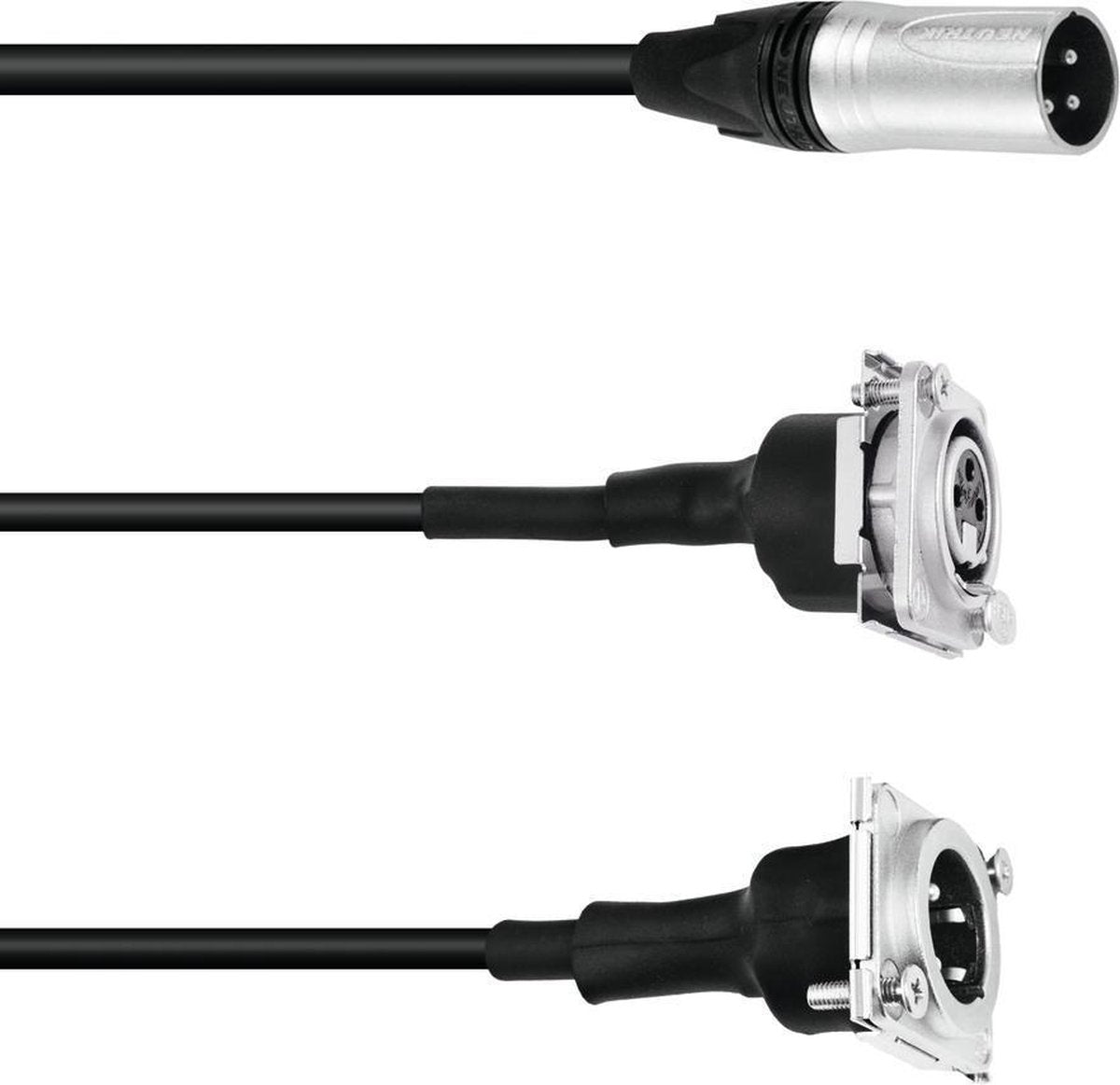 PSSO-patchkabel XLR (F) S / 1xXLR (M)