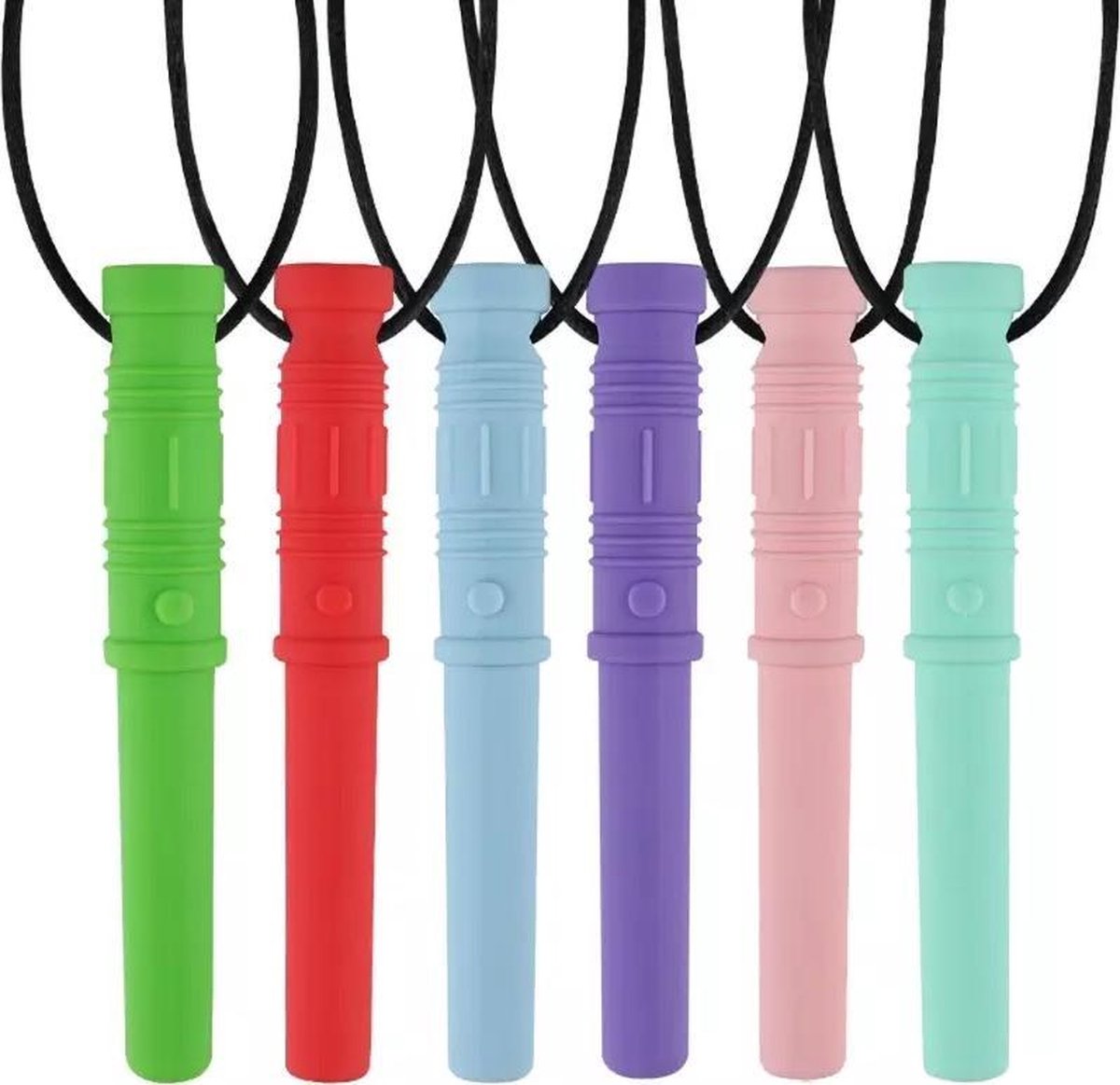 Bijtketting- Kauwketting-Rood-Laser-Lichtzwaard-Harry Potter Toverstaf- ADHD