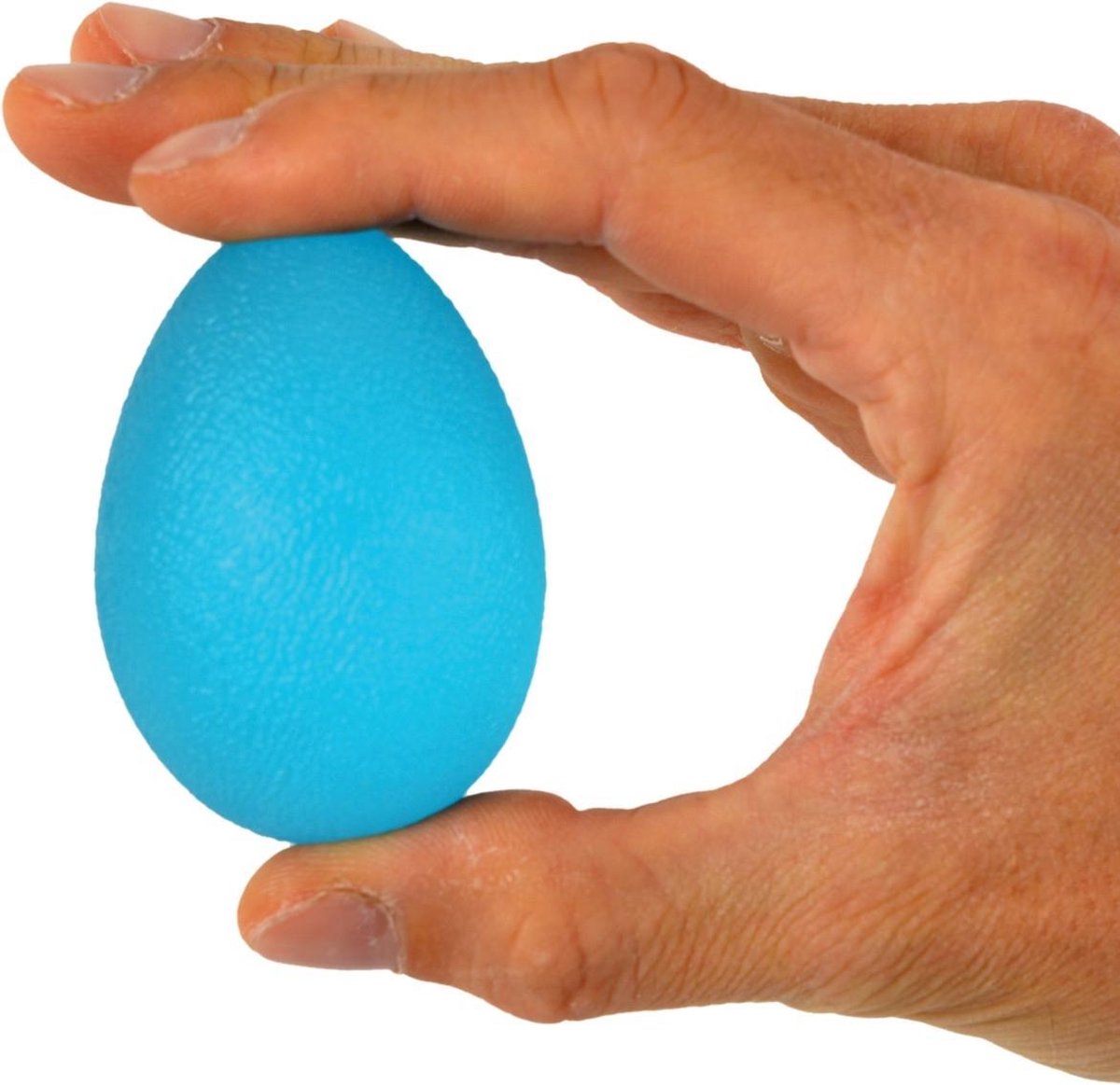 Ergonomisch gevormd oefenballetje  Stevig - Blauw