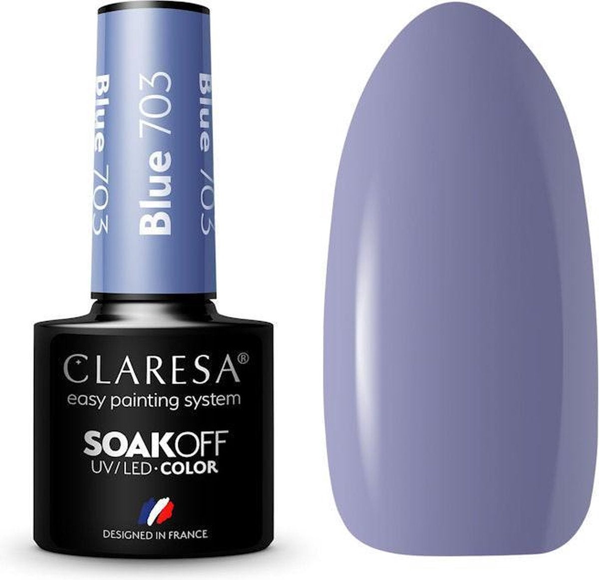 Claresa UV/LED Gellak Blauw #703 – 5ml.