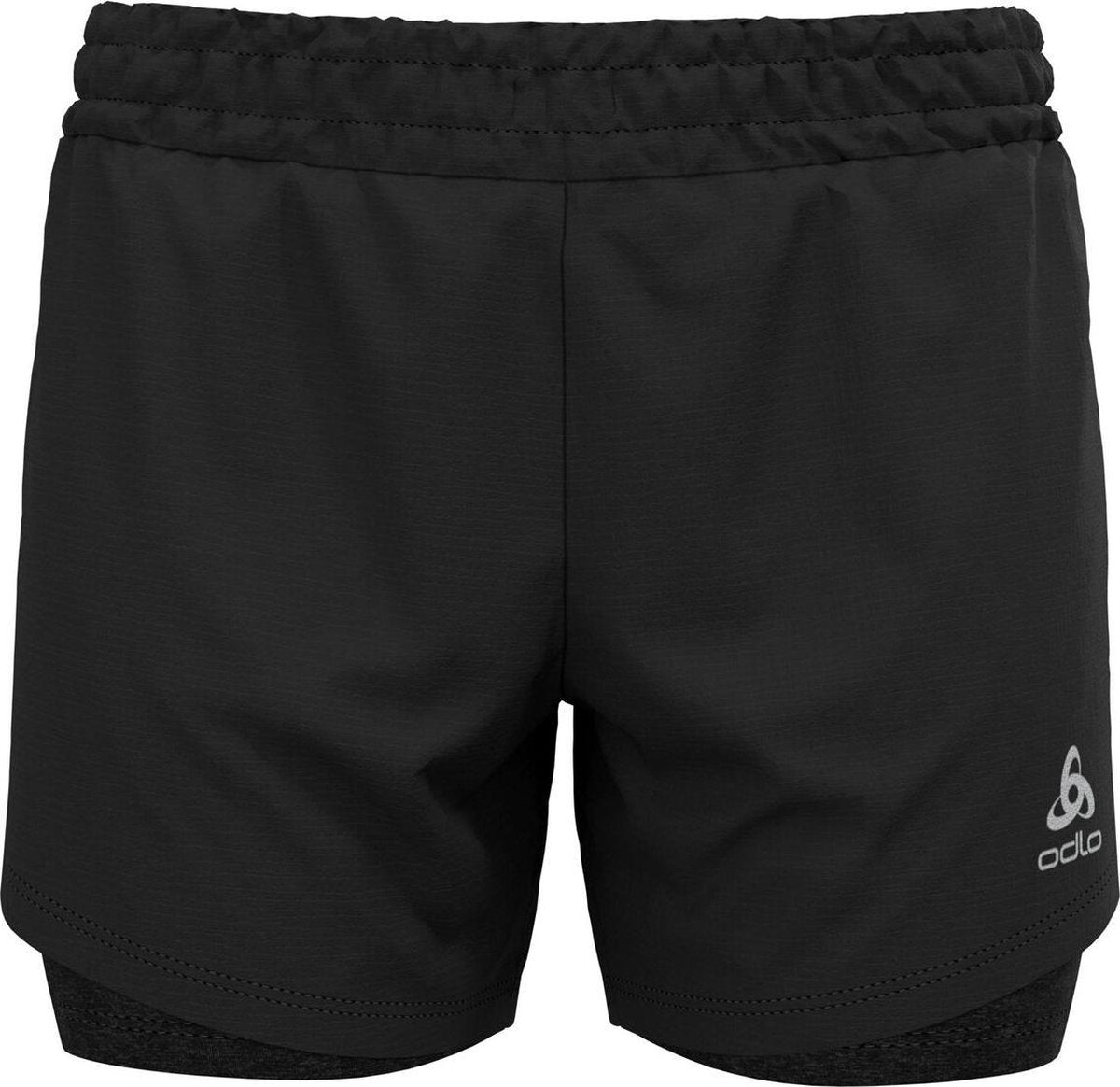 Odlo 2-In-1 Shorts Run Easy 5 Inch Black - Maat L