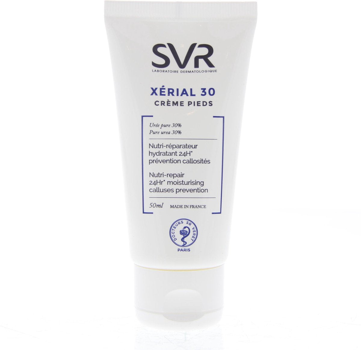 Svr Xerial 30 Creme Pieds Zeer Droge/ruwe Voeten 50ml