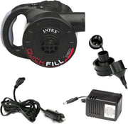 Intex 66622 - Quick-Fill elektrische luchtpomp 12V-220V (incl. 3 mondstukken)