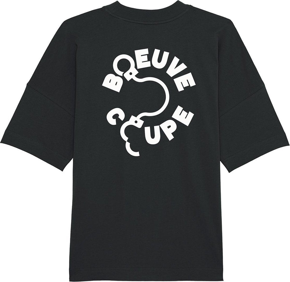 BOEUVECOUPE RUGPRINT HEREN T-SHIRT OVERSIZED