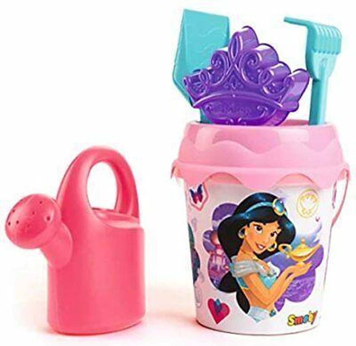 Prinsessen strandset met gieter en emmer Disney Princess zandspeelgoed