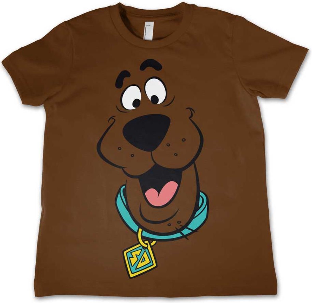ScoobyDoo Kinder Tshirt -M- Face Bruin