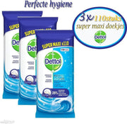 Dettol Power&fresh 110 supermaxi doekjes- 3 pakken