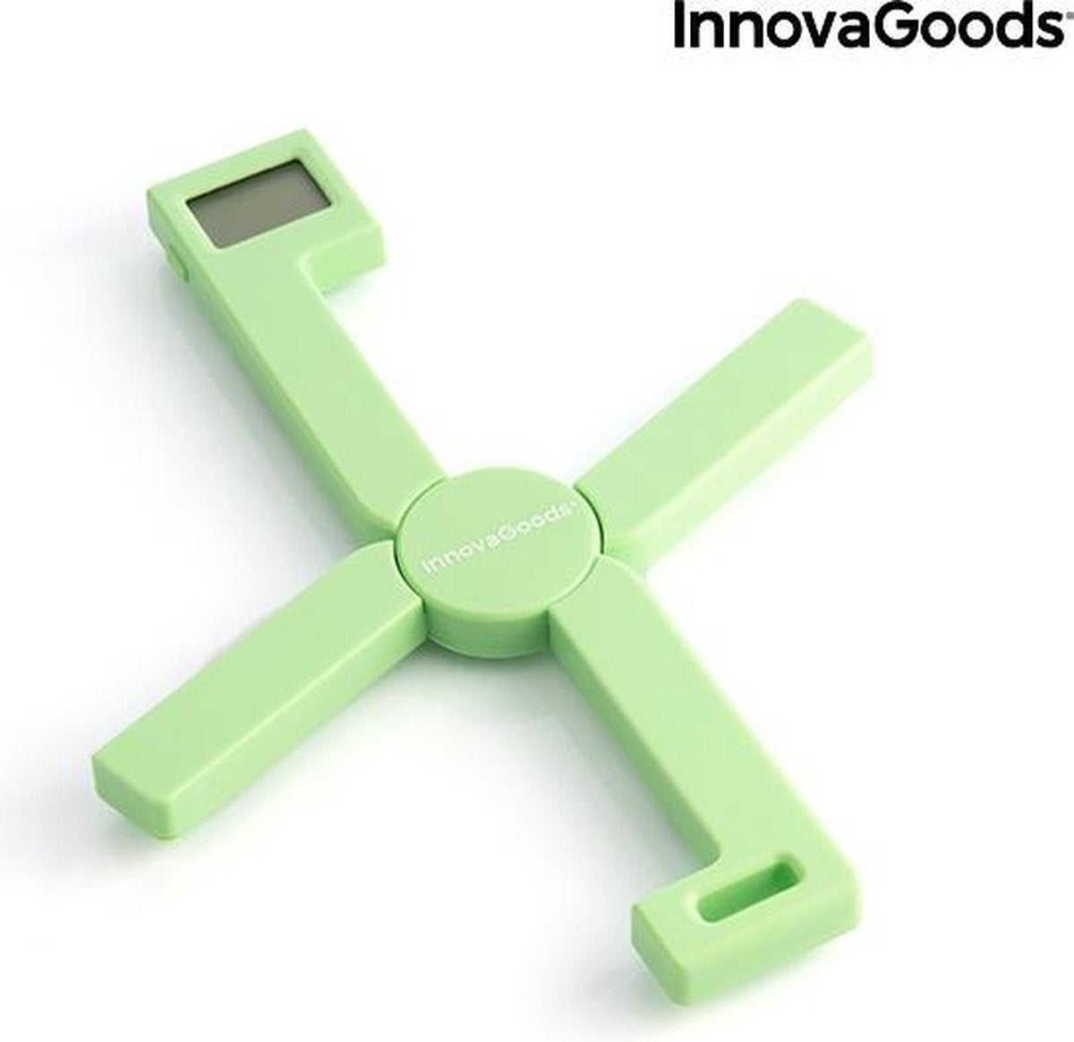Inklapbare Compact Keukenweegschaal - groen V0103146 Innovagoods