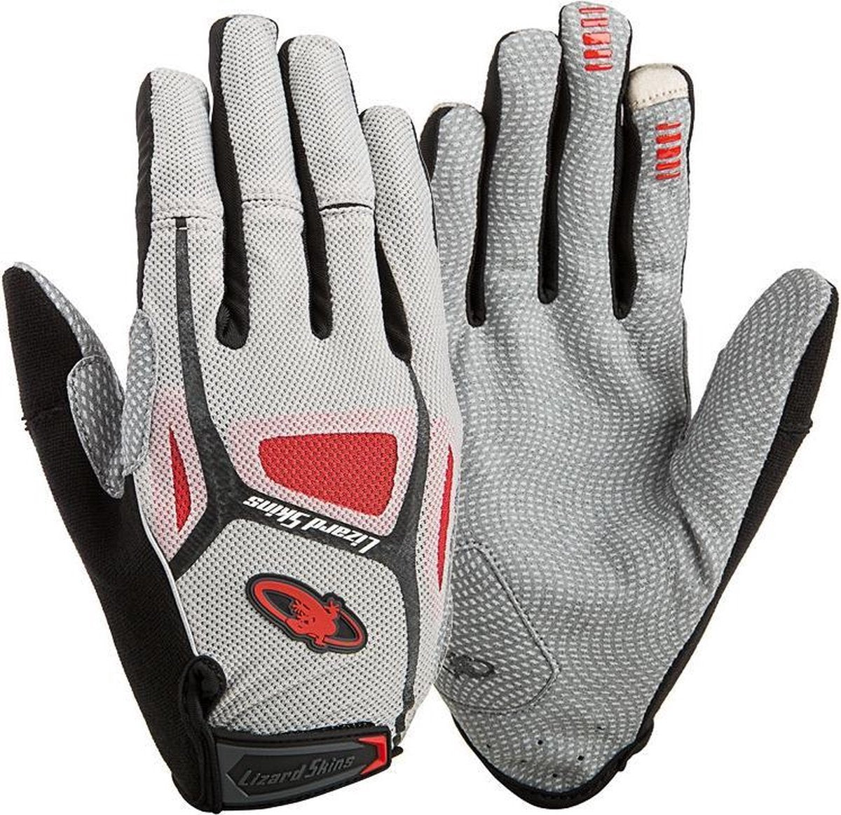 Lizard Skins Fiets Handschoenen Lang Monitor 1.0 - XXL - Rood