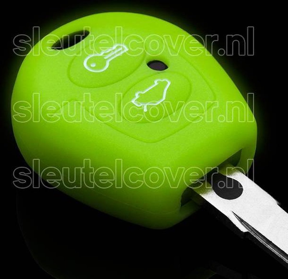 Ford SleutelCover - Glow in the dark / Silicone sleutelhoesje / beschermhoesje autosleutel
