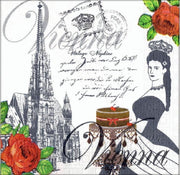 PPD Servetten - Sacher Cake of Vienna - 33 x 33