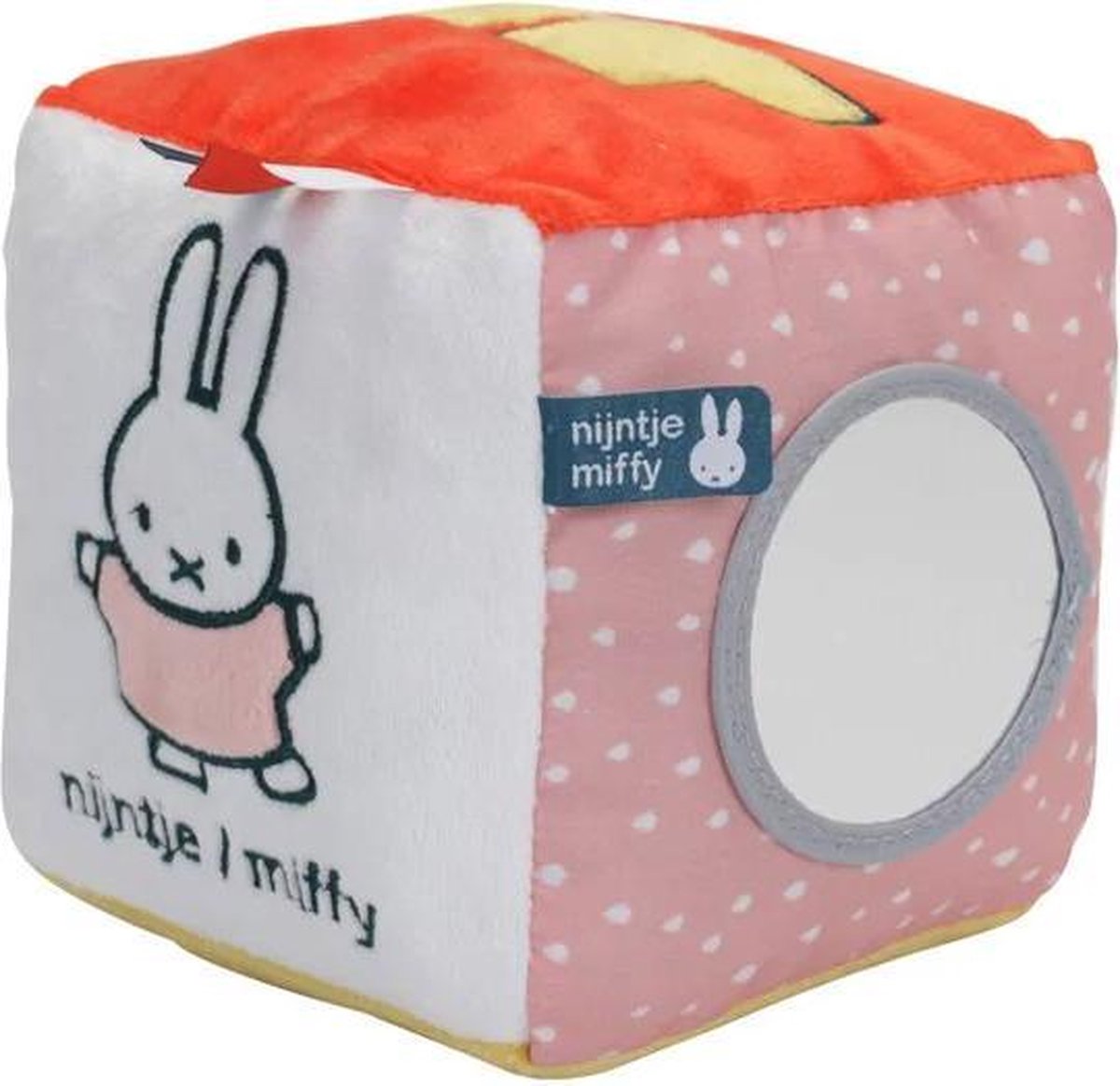 Nijntje kubus Roze 13cm x 13cm
