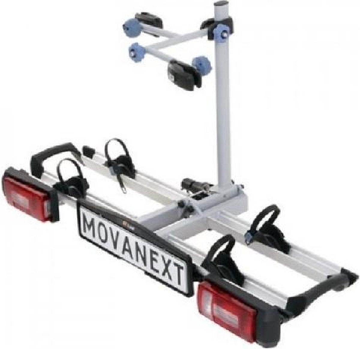 MovaNext Lux - Fietsendrager - 2 Fietsen - Trekhaak - 13 Polig - Opklapbaar