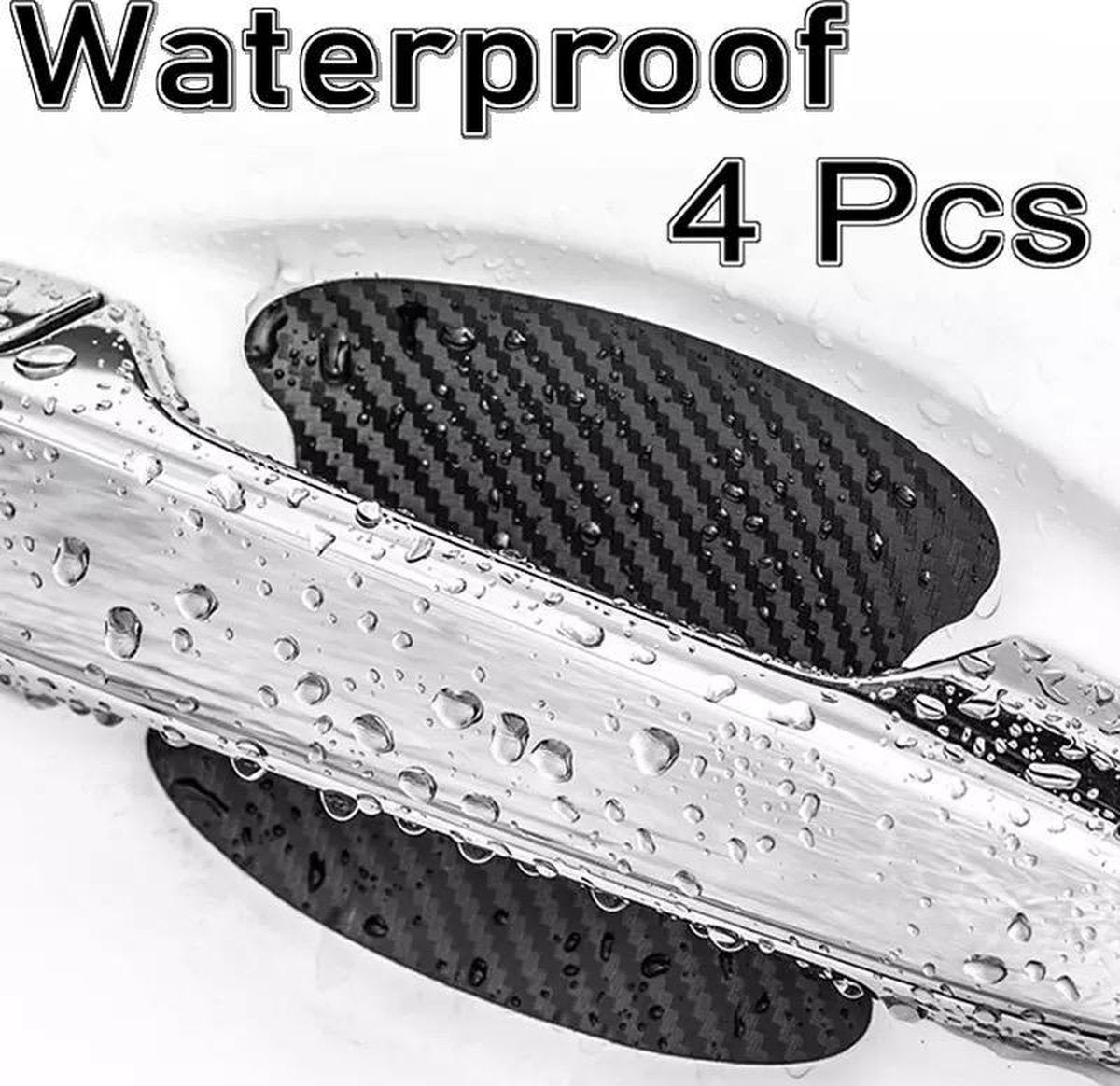 4 Stuks Auto Deur Sticker | Geen Krassen Meer ! | Koolstofvezel |  Krassen Slip Cover | Auto Bescherming Handvat | Film Exterieur | Styling | Car Products | Car Accessoires | Auto Accessoires | Auto Toebehoren | Car Styling | Auto Styling