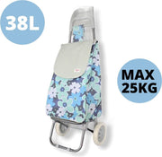 YILTEX - Boodschappentrolley / Boodschappentrolley Met Wielen / Boodschappenwagen / Shopper - 38L
