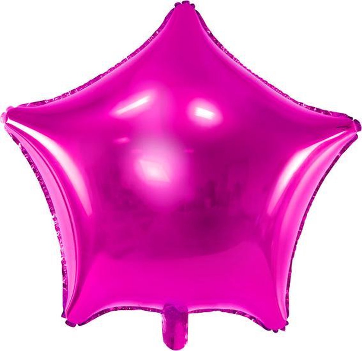 Folieballon ster donkerroze