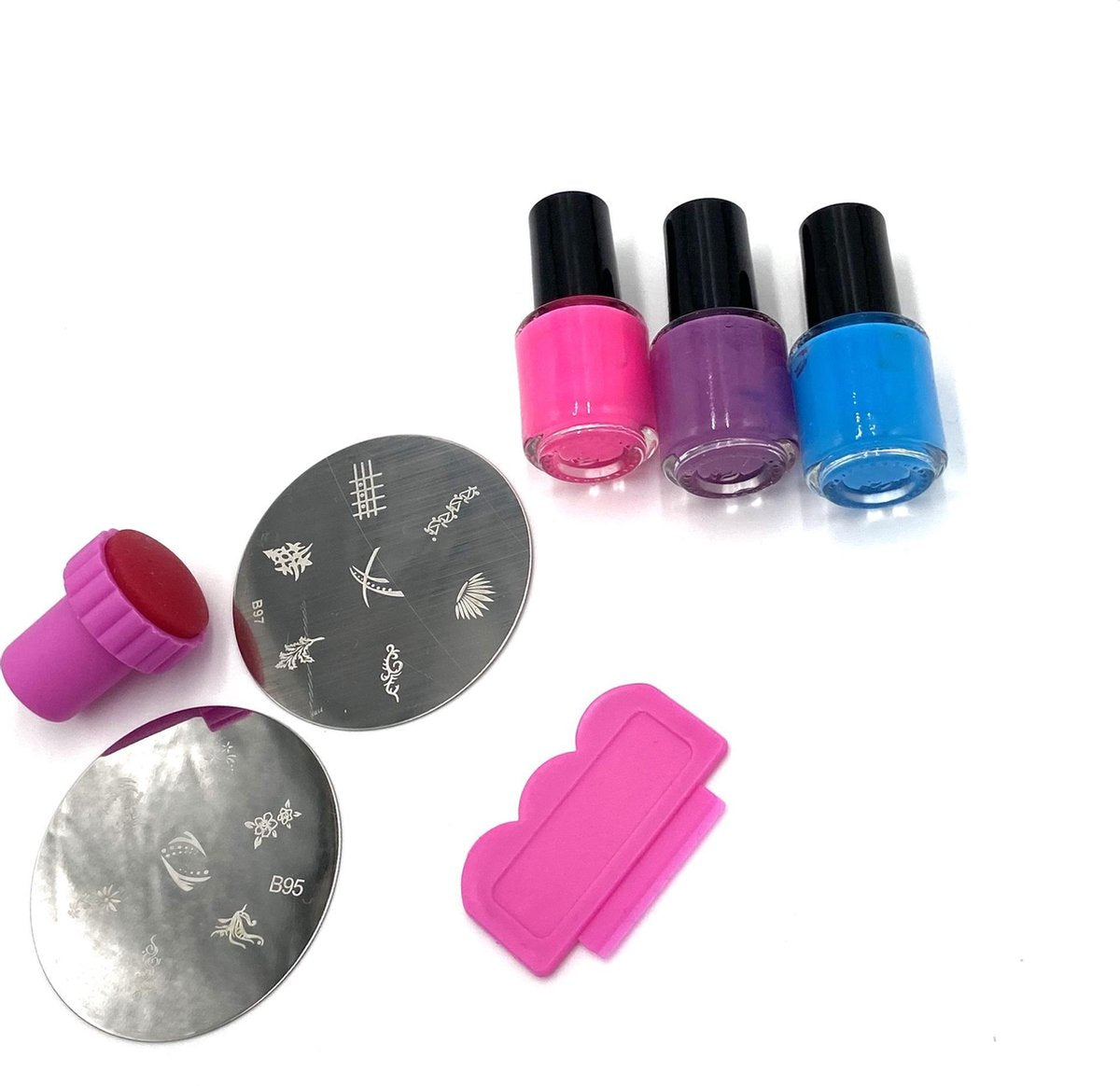 Nailart stempel set 7 delig