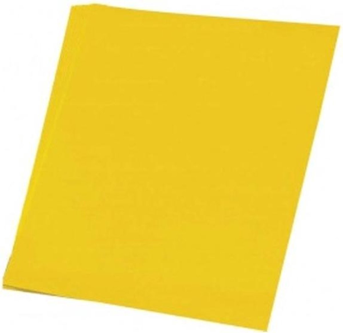 100 vellen geel A4 hobby papier - Hobbymateriaal - Knutselen met papier - Knutselpapier