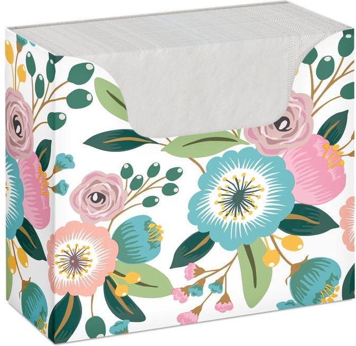Duni Servettendoos Blossoms 1-laags 33 X 33 Cm Papier
