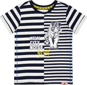 Quapi Bent - Shortsleeve Dark Blue Stripe - maat 80