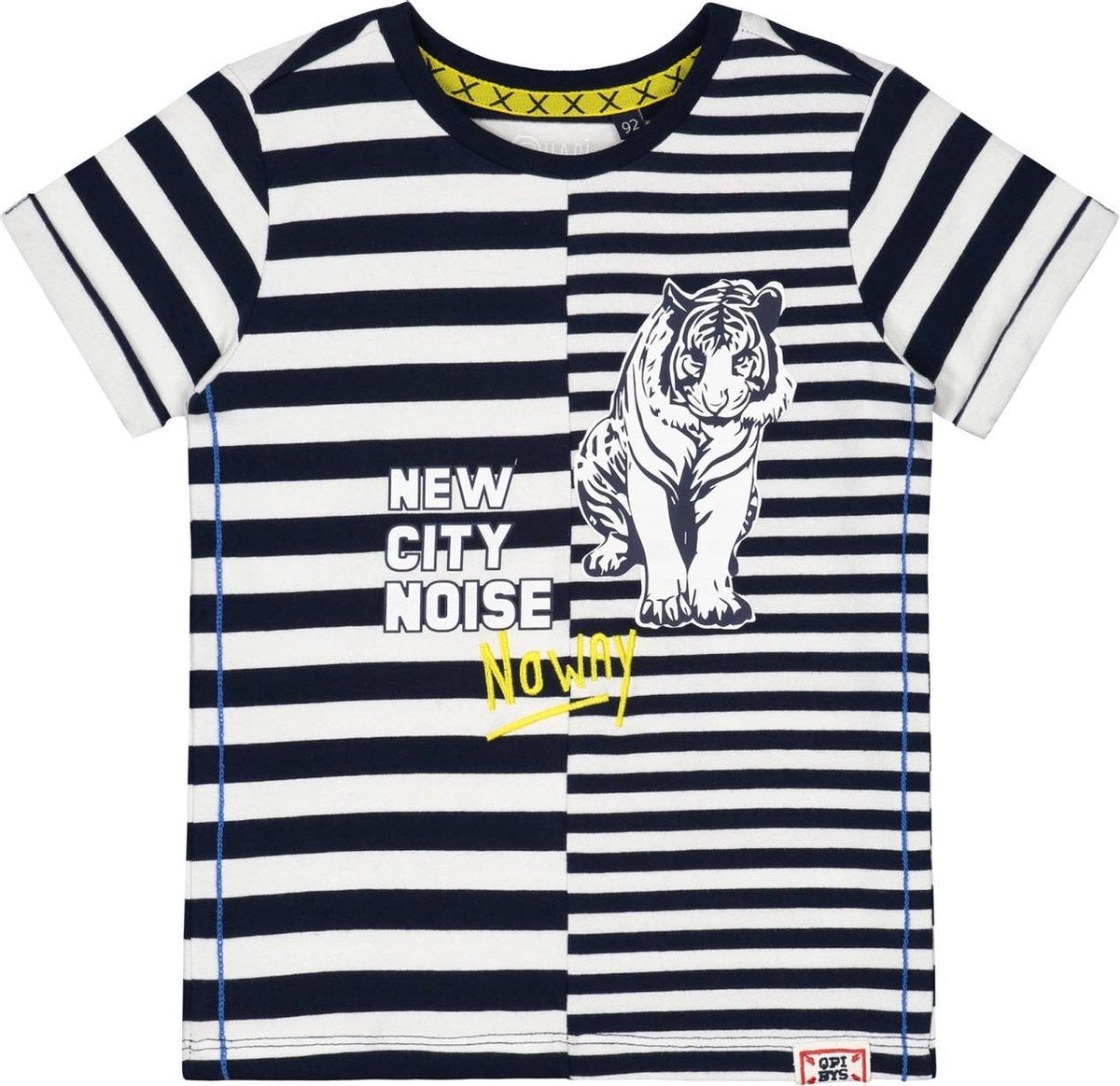 Quapi Bent - Shortsleeve Dark Blue Stripe - maat 74