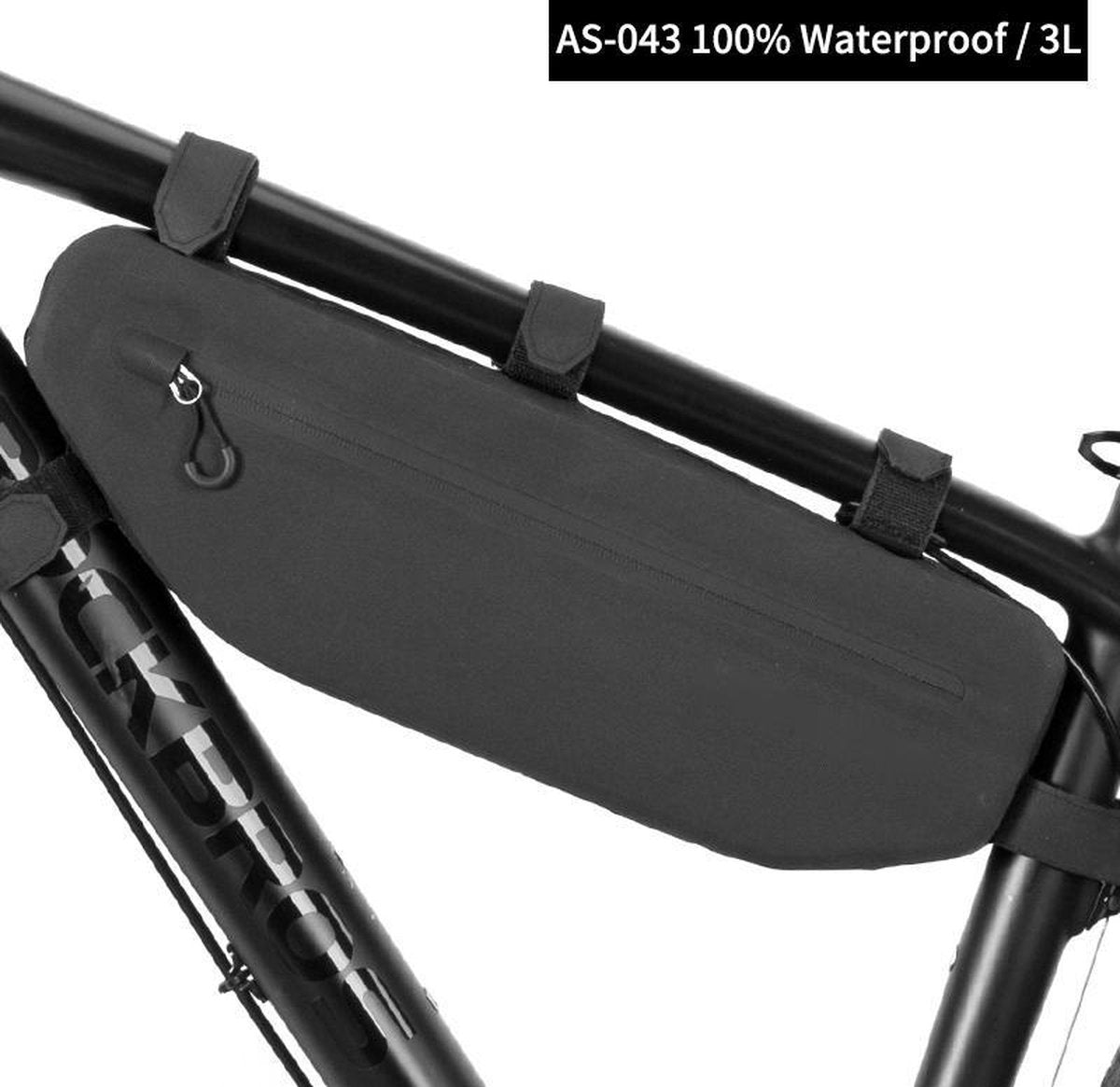 Baymate Fietstassen Bovenbuis Voorframe Tas Waterdichte MTB Road Driehoek Fietstas vuilafstotende Fiets Accessoires Tassen AS-04 3L
