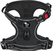 Frenkiez reflective No Pull Comfort Harness black Large