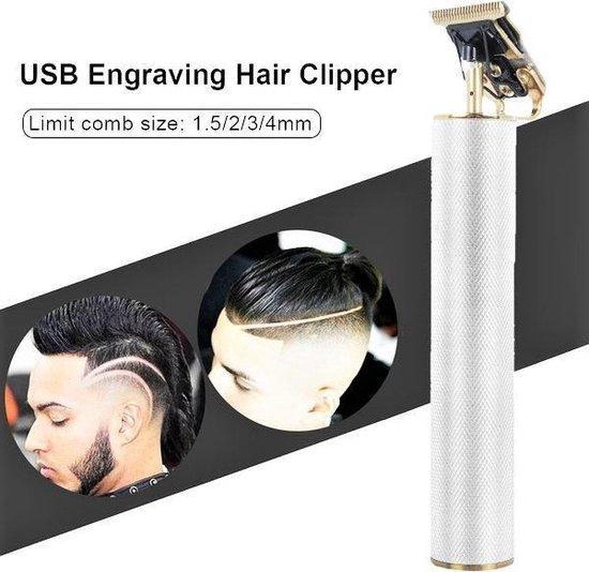 Luxe Draadloze Tondeuse - Hair Clipper - Trimmer Voor Mannen - Snel Opladen - Baardhaar - Hoofdhaar - Trimmer
