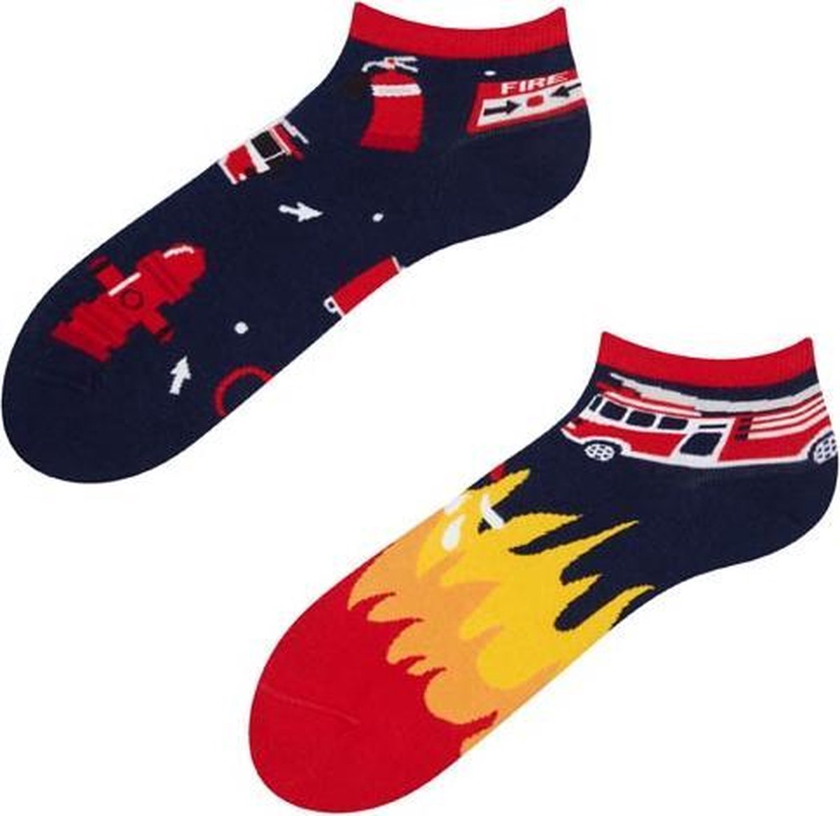 Good Mood Lage Sokken - Brandweer - Maat 39-42